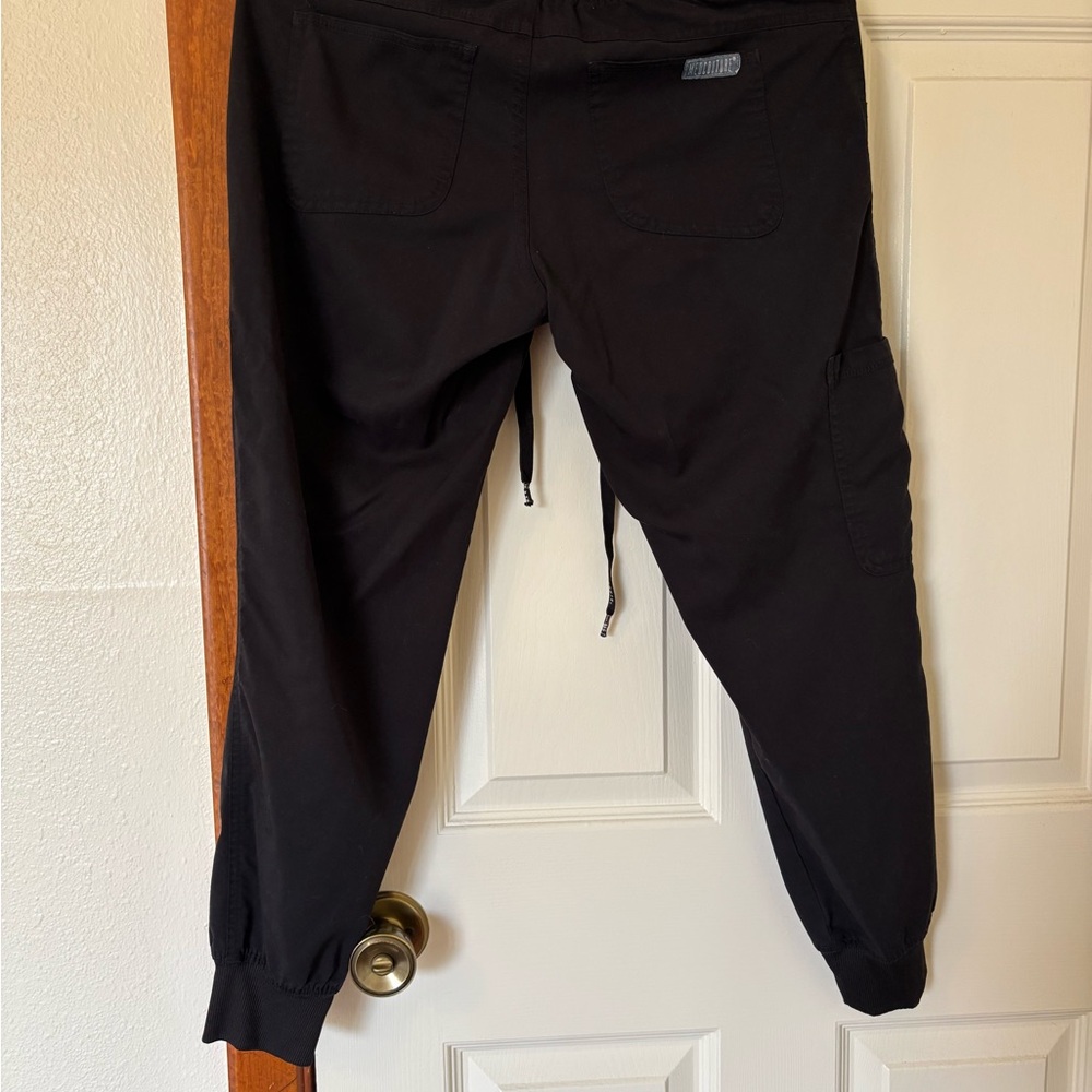 Black scrubs set